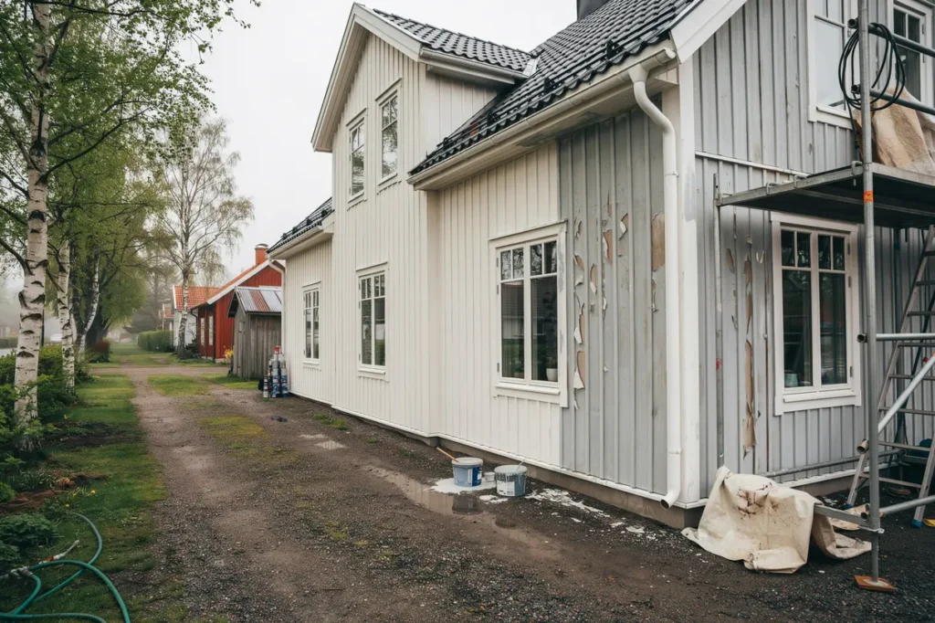 m la om huset sj lv eller anlita proffs kostnader risker och r tt v g till en h llbar fasad