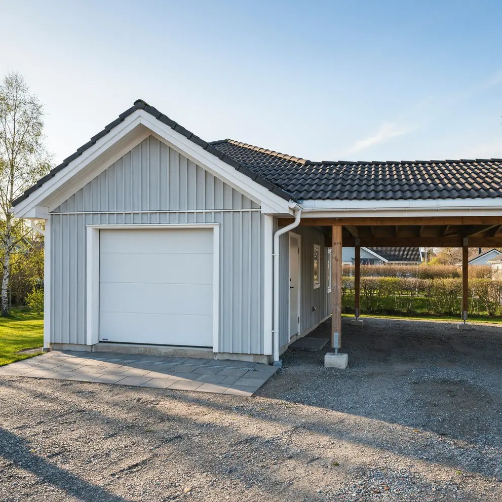 bygga garage carport lund skane